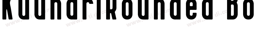 KuunariRounded Bold字体转换